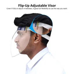 Oriley Reusable Face Shield with Adjustable Elastic Strap OR-FCM0M image 2