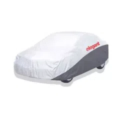 Elegant White & Grey Water Resistant Car Body Cover for Mercedes C 220-image-15