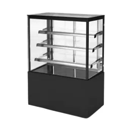 Elanpro Stainless Steel Refrigerated Cake Showcase with Flat Glass and Base + 3 Shelves, EDC 702F3-image-63