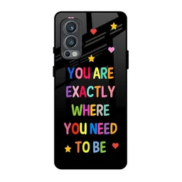 QRIOH Typography Printed Oneplus Nord 2 Back Case Mobile Accessories-3
