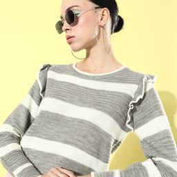 The Roadster Life Co. Fascination Infatuation Romantic Ruffles Crop Pullover-image-13