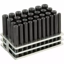 Westward Transfer Punch Set Steel, 22N850 (33 Pcs)-28
