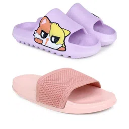 Pampy Angel Men Purple Flip Flops-image-67