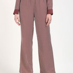 Tommy Hilfiger Women Polka Dot Pleated Trousers-picture-48