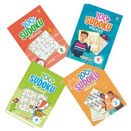 Sudoku with more than 800+ Puzzles Pack of  4 -English-21
