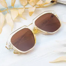 Ted Smith Unisex Aviator Sunglasses with UV Protected Lens-28