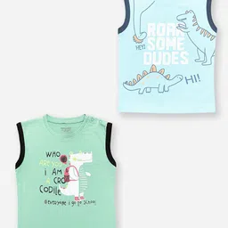 Miss & Chief Kids 2 Printed Pure Cotton Applique T-shirt-37