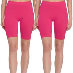 Diving Deep Women Pack of2 Cotton Boy Shorts Briefs-12