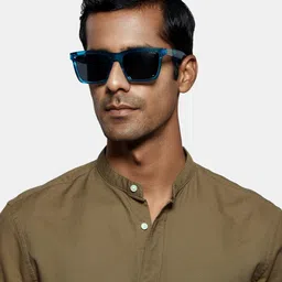 OPIUM Unisex Square Sunglasses with Polarised and UV Protected Lens OP-10292-C04-10