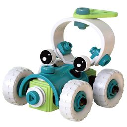 BitFeex Stem Educational DIY Puzzle Toys Building Blocks Vehicle Model Puzzle Toy Bricks Soft Rubber Assembly Building Blocks Car image 5