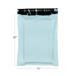 Jflexy (16X20+2 inch) 51 Micron Without Pod Plain Packaging Courier Bag Pack of 100-image-52