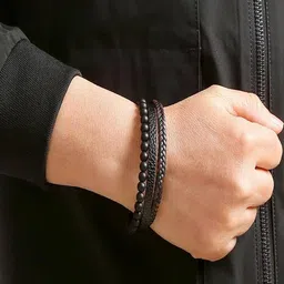 Vientiq Brown Leather Bracelet-image-58