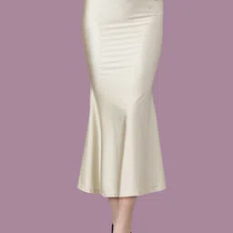 TWIN BIRDS High Rise Stretchable Shimmer Saree Shape Wear With Side Slit-image-63