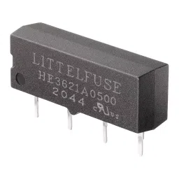Littelfuse RELAY, REED, SPST-NO, 200V, 0.5A, THT Model No - HE3621A0500-48