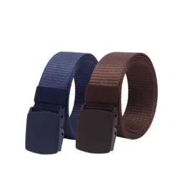 Niddleman Men Pack of 2 Textured Belt-picture-38