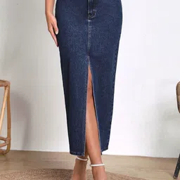 BAESD A-Line Midi Skirt-image-96