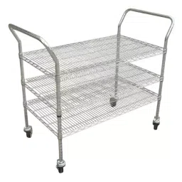 GLOBALSS ESD Safe Trolley Aluminium, Stainless Steel Brown 900-1000x500-700 mm-picture-42