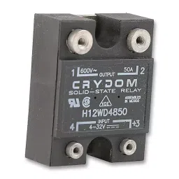 SENSATA/CRYDOM SSR, PANEL MOUNT, 660VAC, 32VDC, 50A, H12WD4850-46