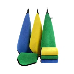 Winberg 40x40 cm 600 GSM Washable & Reusable Microfiber Towel Assorted, TW-6003 (Pack of 3)-image-35