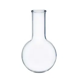 ABGIL Round Bottom Boiling Flask 1 L Transparent Borosilicate Glass, INDG-FB-11-05 image 1