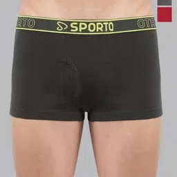 Sporto by Macho Pack Of 3 Combed Cotton Trunks-picture-7