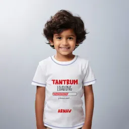 Tantrum Loading Personalized T-Shirt For Kids-image-32