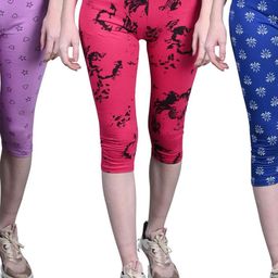 Tik Tok WEARS Girls Multicoloured Cotton Capris-image-35