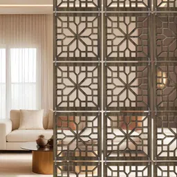 RANDOM Brown Geometric Window Blinds-image-53