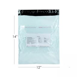 Jflexy (12X14+2 inch) 51 Micron With Pod Plain Packaging Courier Bag Pack of 500-image-79