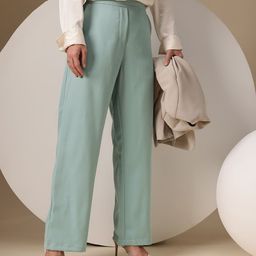 Chemistry Women Wide Leg Casual Trousers-image-18