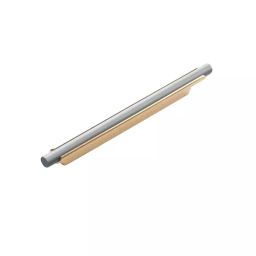 DORIO Jenny Wardrobe Handle Aluminum Brushed Gold & Grey 192 mm, DC-1504-image-54