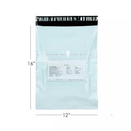 Jflexy (12X16+2 inch) 51 Micron With Pod Plain Packaging Courier Bag Pack of 500-image-35