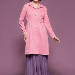 DressBerry Women Geometric Longline Tailored Jacket-23