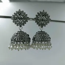 MERA HAAT Contemporary Jhumkas Earrings-picture-33