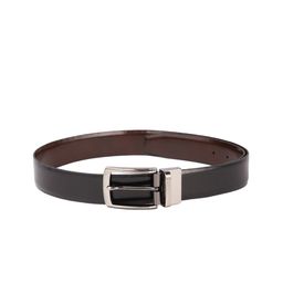 Louis Philippe Men Black & Brown Reversible Leather Belt-image-28