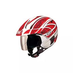 Studds MARSHALL D3 DECOR WHITE (600 mm) X Large Open Face Helmet, D3 WHITE N2-image-23