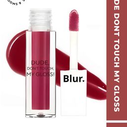 BLUR INDIA Dude Don't Touch My Lip Gloss -5ml-Wine image 1
