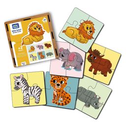 Mini Leaves Set of 6 Wild Animals Jigsaw Puzzle 24 Pieces-15
