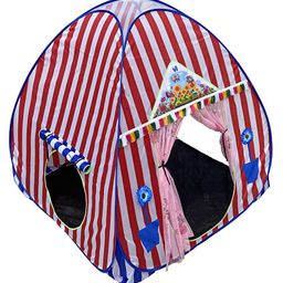 Homecute Foldable Popup Play House - Red-White-23