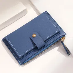 Fargo Women Casual, Evening/Party, Formal, Travel, Trendy Blue Artificial Leather Wrist Wallet - Blue-picture-36