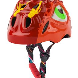 Headzup Feisty Flyer 3D Cycling Skating Helmet | Age 3-12 | Adjustable Size (Red)-20