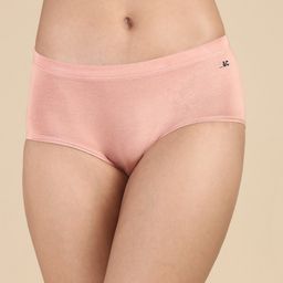 &Circus Modal Pack Of 2 Solid & Lemon Printed Seamless Bare Hipsters - Multi Colour image 3