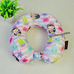 Cots and Cuddles Soft U Shape Neck Pillow for Kids - Pack of 1 (Random Design) image 4