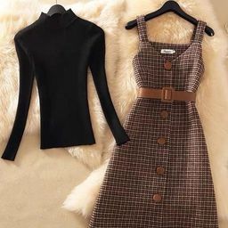 Alamode By Akanksha Women Lauder Dress and Top Set-image-7