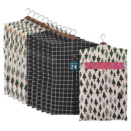 Kuber Industries Black Set of 6 Regular Multi-Utility Organisers-3