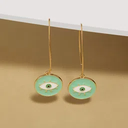 Zaveri Pearls Evil Eye Drop Earrings-23