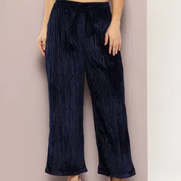 aaliya Women Relaxed Non Iron Pleated Trousers-image-82