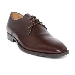 Geox Men Coffee Brown Leather Formal Derbys-image-16