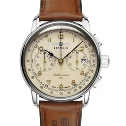 ZEPPELIN Men Leather Straps Analogue Watch 96705-48