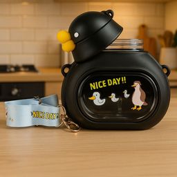 GUCHIGU Kids Black Sipper Water Bottle-image-92